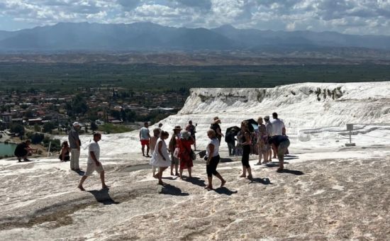 Tour privato di Pamukkale di un'intera giornata